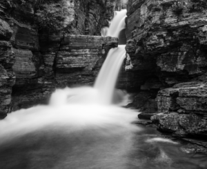 Glacier National Park waterfall