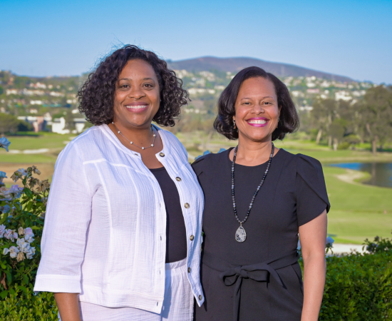 Ruth Ray Jackson and Safiya George in Carlsbad, CA for NPA 2024.